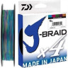 Шнур DAIWA J-Braid X4E 300м 0,19мм Multi Color 12745-119